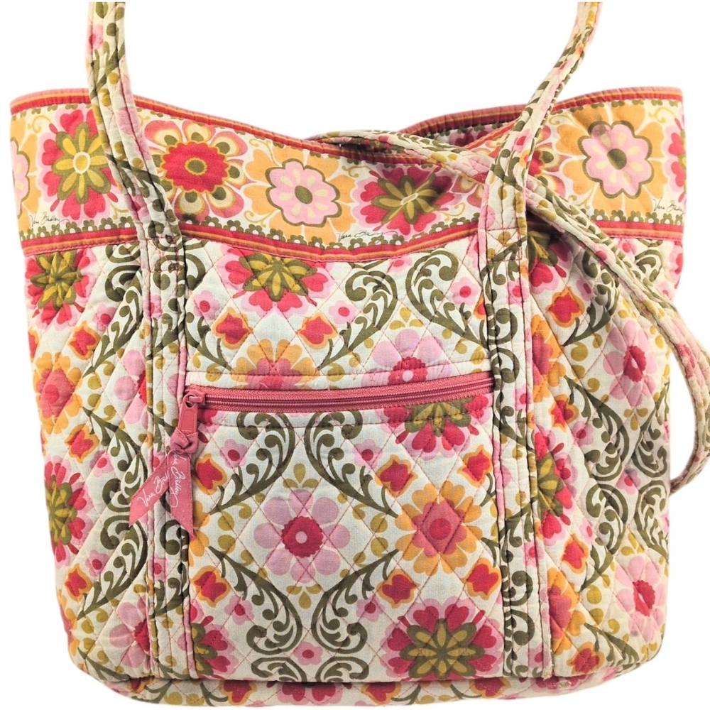 Vera Bradley Floral Quilted Tote Bag - Multicolor